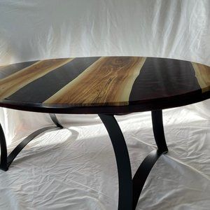 Epoxy & Wood Coffee Table